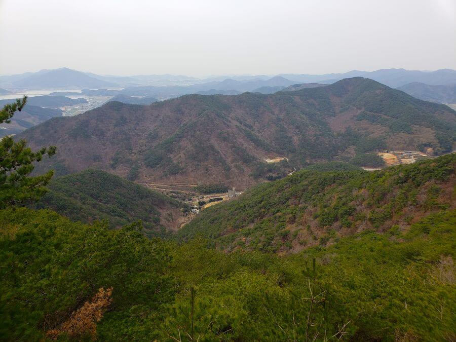 View of mountains from Guksubong Peak