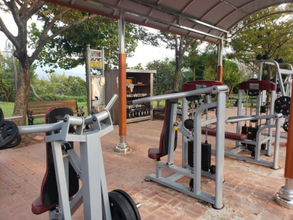 New workout machines at Namsan