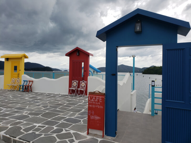 Entrance to Doors Cafe