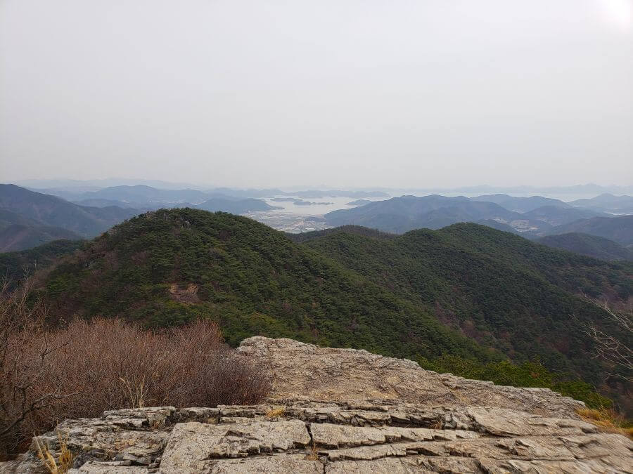 Geoje viewed from Jeokseoksan Peak